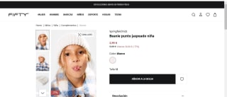 Springfield Kids Beanie punto jaspeado niña por 2,99€