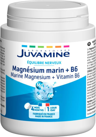 JUVAMINE Magnesio Marino y Vitamina B6 120 Comprimidos por 7,65€