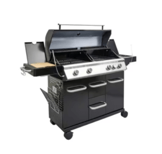 Barbacoa de gas NATERIAL Hudson XL de 4 quemadores y 17 kW de potencia por 551,54€