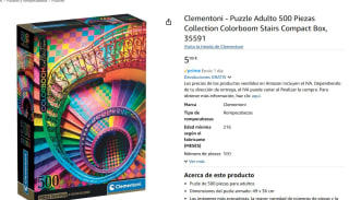 Puzzle marca Clementoni Escaleras coloridas 500 piezas 35132 por 5,99€