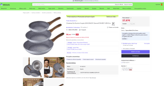 3 Sartenes De Aluminio Forjado SAN IGNACIO Daimiel Ø18 Ø20 Y Ø24 Gris por solo 27,07€