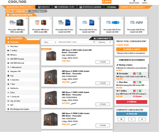 PC Gaming RX 7900 XTX 24GB Ryzen 7600 32GB Ram AMD EXPO a 1,824,55€