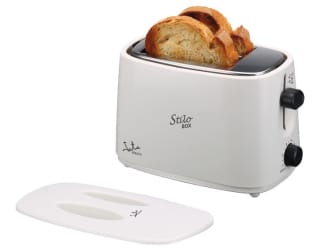 Tostadora marca Jata TT331 compacta con 2 ranuras extra anchas, 6 niveles de calor y tapa protectora por 16,53€