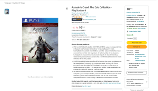 Assassin's Creed: The Ezio Collection PlayStation 4 por 10,74€