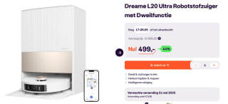 Dreame L10 Ultra - Stofzuigrobot met Dweilfunctie voor €499 bij Ibood