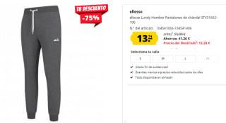 Pantalon de Chandal de Hombre ellesse Lundy por 13.74€