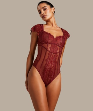 Body Hunkemöller Zoe - Rouge à 32,50€
