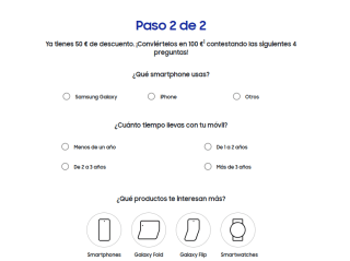 100€ descuento en lo nuevo de Samsung Galaxy