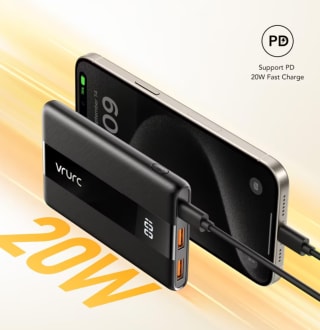 VRURC Mini Power Bank 10000mAh 22.5W Carga Rapida Batería Externa por solo 10,99€