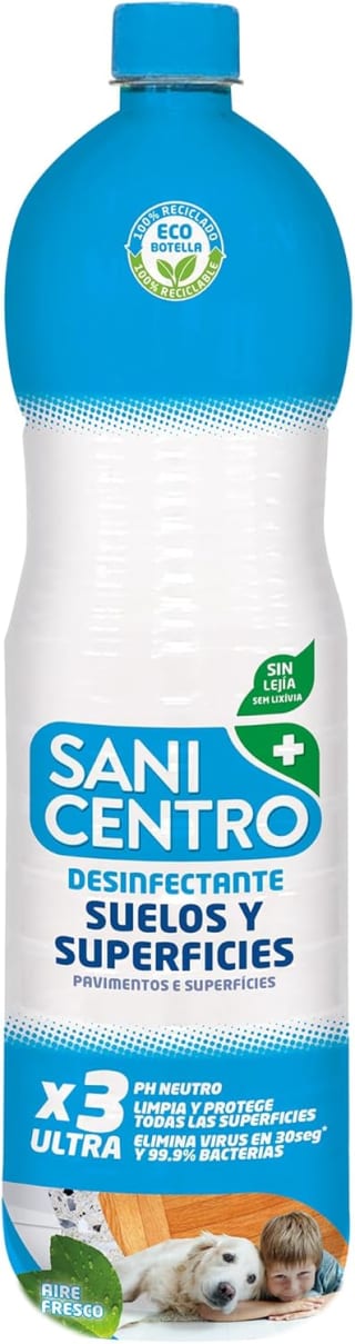 3 unidades de Sanicentro Fregasuelos Desinfectante 1500 ml por 4,98€