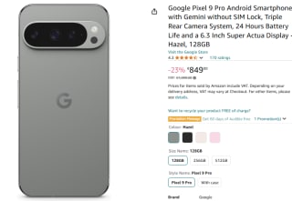 Google Pixel 9 Pro de 128GB por 849€
