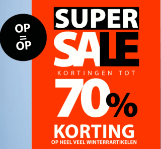 Ter Stal super sale tot 70% korting