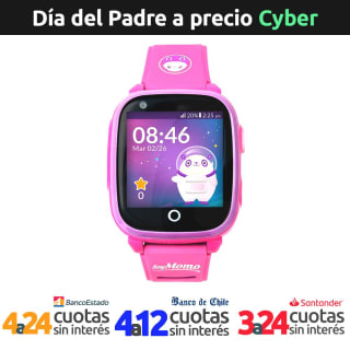 Smartwatch para NiÃ±os 4G con GPS Soy Momo Space Rosado