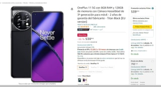 OnePlus 11 5G 8GB RAM/128G por 539€