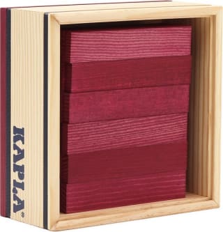 KAPLA Kleur - 40 Plankjes - Donkerrood voor €14,49 bij Bol.com