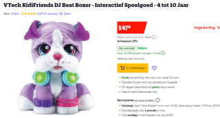 Vtech kidi DJ Beat boxer voor €14,99 bij Bol.com