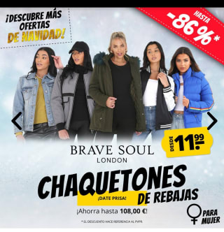 Ofertas navideñas con descuentos de hasta -85%