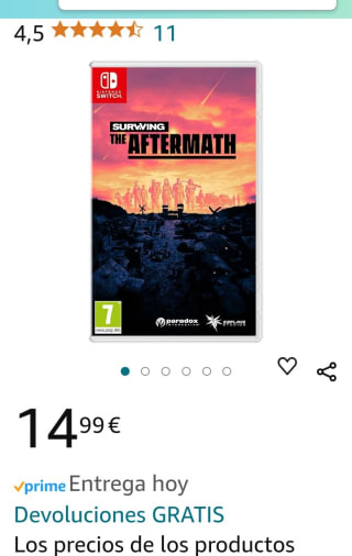 Surviving the Aftermath Nintendo Switch por 14,99€.