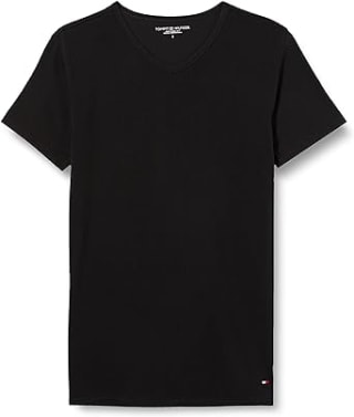 Tommy Hilfiger Hombre Camiseta Manga Corta Cuello de Pico por 24€