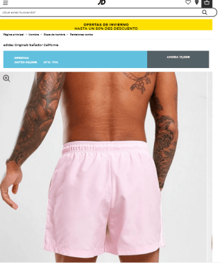 Bañador Adiddas para Hombre por solo 15€