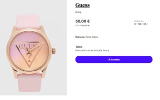 Reloj para Mujer Guess por 50€