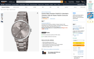 Festina Reloj Hombre F20435/2 por 84,12€
