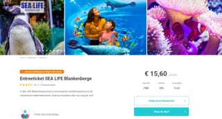 Tickets voor Sealife Blankenberge voor €15,60 via Tripper