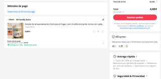 Estante de almacenamiento carro multifuncional con ruedas por 4,60€