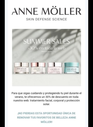 -30% de Descuento en Anne Moller.