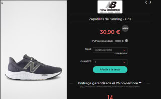 Recopilación zapatillas New Balance desde solo 13,90€