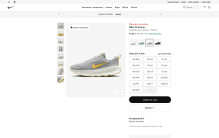 Nike Promina Zapatillas caminar Hombre Gris por 34,99€