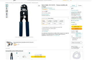 Herramienta Crimpadora Nano Cable 10.31.0101 metálica por solo 3,69€