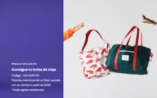 LACOSTE - Bolsa de viaje gratis con compra