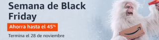 Ahorra hasta 45% descuento en semana Black Friday Amazon