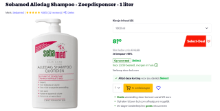 Sebamed Alledag Shampoo - Zeepdispenser - 1 liter voor €8,90 bij Bol.com