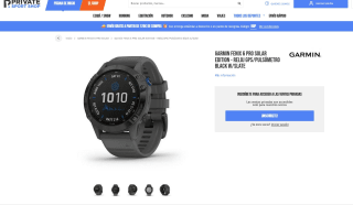 Reloj Garmin 6 Pro Solar por 409,99€