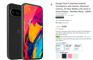 Google Pixel 9 128GB Zwart voor €549 bij Amazon