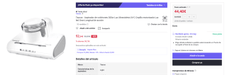 Taurus - Aspirador de colchones 300w Luz Ultravioleta UV-C Cepillo motorizado por 44,40€