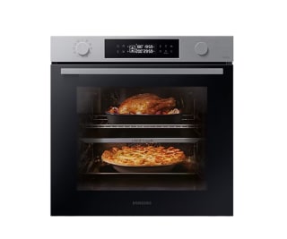 Horno SAMSUNG Pirolítico 76L Multifunción Dual Cook NV7B4430YAS/U1 por 341,25€