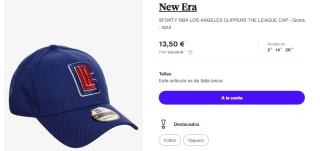 Gorra ajustable The League 9FORTY de New Era de los LA Clippers por 13.5€