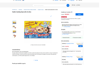 Hasbro Gaming Operación +6 años por solo 12,50€