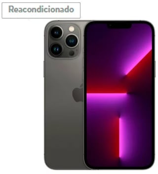 Cupón Walmart: iPhone 13 Pro 128GB Reacondicionado por $7,809 con BBVA a 12 MSI