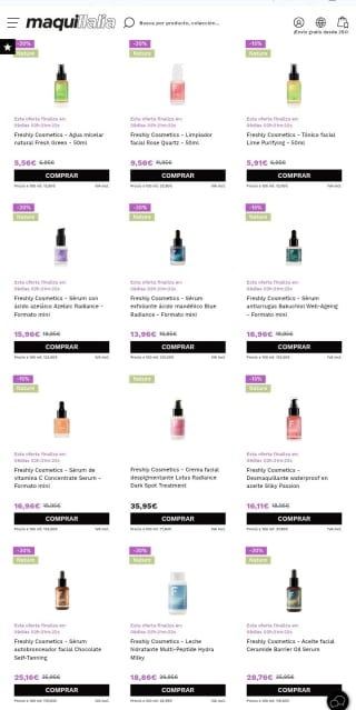 Hasta -40% de Descuento en Freshly.