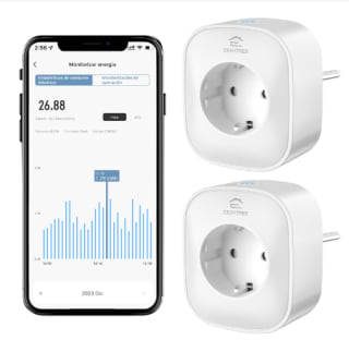 Pack x2 Enchufe Inteligente EIGHTREE con Medidor de Consumo por 14.99€