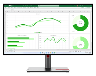 Lenovo ThinkVision P27q-30 68,6 cm (27") voor €309 bij Lenovo