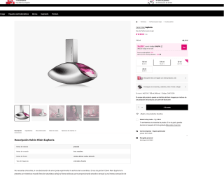 100ml Perfume CALVIN KLEIN Euphoria por solo 36,88€