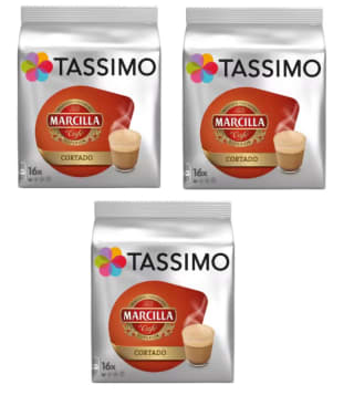 48 Cápsulas de Café Tassimo Marcilla por solo 12,32€