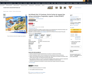 Hot Wheels Pack 10 Camiones por solo 9,99€