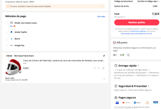 Funda de casco Papa Noel por solo 5,33€