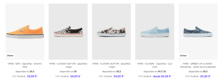 Zapatillas Vans desde solo 18,50€ ofertaza